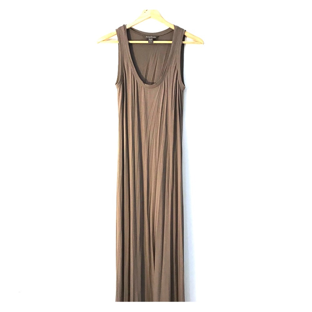 Tommy Bahama Stretch Racerback Maxi Dress Brown XS